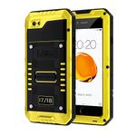 iPhone SE 2020 Case, iPhone 8 Waterproof Case, Seacosmo Full Body Protective Shell with Built-in Screen Protector Military Grade Rugged Heavy Duty Cover for iPhone 7/8 / SE 2020, 4.7 Yellow