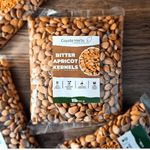 Bitter Apricot kernels 454g/ 16 oz Raw Seeds, Premium Bitter Almonds - Rich in Natural Vitamin B17