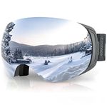 Findway Ski Goggles OTG for Women Men Adult Youth-Over Glasses Snow Goggles-Interchangeable Lens,Anti Fog Snowboard Goggles