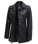 Womens Leather Jacket - Black Jacket Women Adult | [1314355] Super Ntrl Black, XL