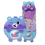 Happy Nappers Care Bears - Dream Bright Bear (Medium) - Plush, Cuddly Sleeping Bags for Children - Soft & Huggable Material - A Wonderful Gift Idea for Girls & Boys