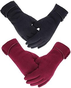 Outrip Gants Chauds Pour Femmes d'Hiver Pour Femmes, Écran Tactile, Gants Épais Doublés Coupe-Vent