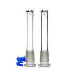 Glass Bong downstem for Smoking Pipe 14.5mm Bong, Accessories Glass Bongs Parts 2 downstem Hookah Pipe Bowls with Bongs Accessory Bowl for Glass Pipe Filter Bubbler (13cm) (Stem13cm)