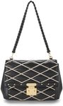 Louis Vuitton, Pre-Loved Black Malletage Pochette Flap Bag, Black