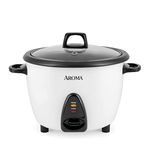 Aroma 20-Cup Pot-Style Rice Cooker & Food Steamer, White