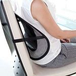 Ventilation Back Rest with Lumbar Support Mesh Cushion Pad,Universal Back Lumbar Support for Chairs, Office Chair, Home,Car Seat Lumber Back Support, Seat to Relieve for Back Pain