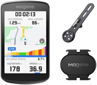 Magene C706 GPS Bike Computer Bundle with S314 & Alu Mount
