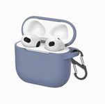 YellowInc Case Cover Compatible with Apple AirPods 4 (Earbuds Not Included) (Dark Lavender)