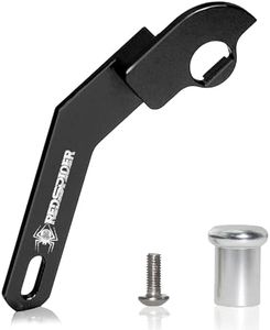 REDSPIDER RC Transmitter Steering Wheel Trigger，Alloy Steering Wheel TriggerOne Hand Control Accessory Adapter Two Colors to Choose from for Radiolink RC4GS RC6GS (Black)