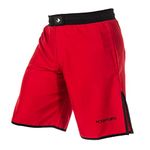 Century MMA Fight Shorts, Drawstring closure, MMA shorts, Split Outseams, Flexible, Mixed martial Arts, Boxing Shorts, Red, 30