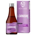 Nutrileague L- Carnosine Syrup | 200 ml | Brain & Memory Support | Autism Care | Supports in Learning Disabilities (Pack Of 1)