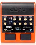 JOYO 10W Portable Guitar Practice Amp & Multi-Effects Pedal Combo Amplifier with Footswitch,OTG Recording, Bluetooth,14 Amp Models,3-Band EQ,36 Drum Patterns & Looper (JAM Buddy II, Orange)