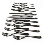 Knork Black Matte Titanium Coated Stainless 20-Piece Set