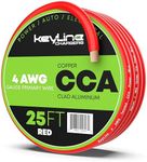 4 Gauge Wire - 25ft Red | 4 Gauge A