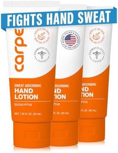Carpe Antiperspirant Hand Lotion (Pack of 3), A dermatologist-recommended smooth lotion that helps stop hand sweat, great for hyperhidrosis or excessive sweat (Original Eucalyptus)