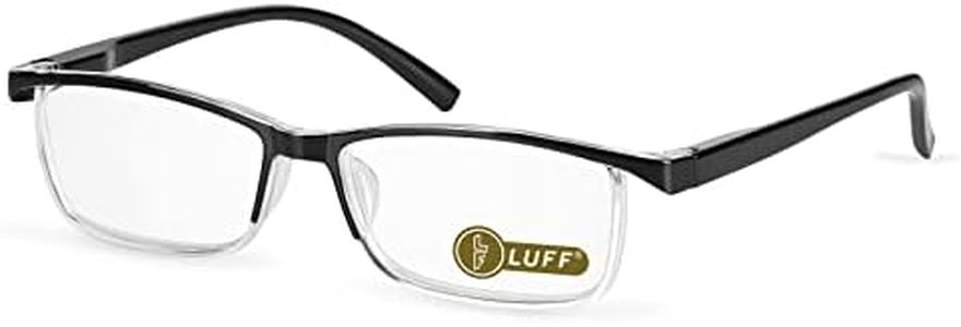 LUFF Ultra-Light High-End Anti-Blue Portable High-Definition Old Reading Glasses(2.0X)