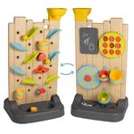 Smoby Activity Wall - Children's Activity Wall with Ball and Water Circuit, 29 Accessories Included