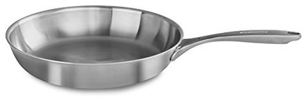 KitchenAid KC2C12SKST 5-ply Copper Core 12" Skillet, Stainless Steel Finish