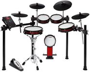 Alesis Drums Crimson II SE - Electric Drum Kit with MIDI In/Out, Dual-Zone Mesh Pads, Triple-Zone Ride, Cymbals with Choke, Double Kick Compatible