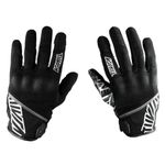 Tiivra Shadow Black Street Riding Gloves - High-Tech PVC Knuckle Protector, Abrasion-Resistant Fabric, Touchscreen Compatible, Ventilated Riding Bike Gloves for Urban, City Bike Rides (Medium)