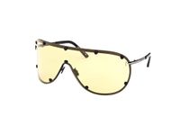 Tom Ford KYLER FT 1043 Matte Black/Light Brown Yellow 0/0/110 men Sunglasses, Matte Black/Light Brown Yellow, 0/0/110