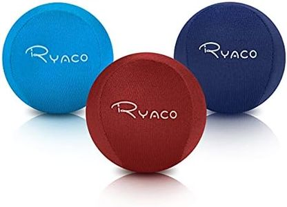 Ryaco Juego de 3 Bolas Antiestrés de Gel para Ejercicios de Manos, Juego de 3 Bolas de Gel Blando y Duro para Adultos y Niños Alivio de la Ansiedad