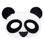 Boland 10116720 BOL56721 Panda Mask with Hair, Adult, White