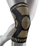 NEENCA Copper Knee Support Brace(Pair), Professional Knee Sleeves with Copper Ions Infused Fiber Technology, Premium Compression Support for Knee Pain, Sports, Arthritis, ACL, Joint Pain Relief