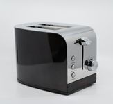 Singer 2 Slice Stainless Steel Toaster, Black