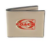 COACH Men's Slim Billfold Wallet, Coach Stamp - Steam, Wallet