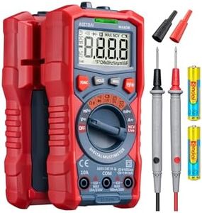 AstroAI Multimètre Numérique TRMS 4000 Points NCV, Testeur Electrique Professionnel, Ohmmètre Voltmètre Automatique, Testeur de Tension AC/DC, Courant AC/DC, Résistance, Continuité, Diode, Capacitance