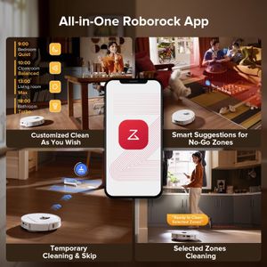 Roborock Qrevo Robot Vacuum Cleaner – White