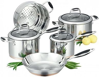 Scanpan Coppernox Cookware 5-Pieces Set Silver, 26035