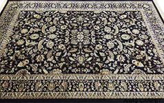 anas carpet Kashmiri Traditional Silk Carpet Persian Design 90x160cm 3 Feet by 5 Feet Color- Multi