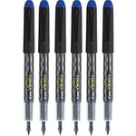 Pilot Varsity Disposable Fountain Pens, Blue Ink, Medium Point, Pack of 6