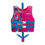 Swim Vest for Kids (4-6 Years), Toddler Swimming Vest Kids Float Vest Training Buoyancy Aid with Adjustable Safety Strap, Summer Water Sport Assistance, Children Swim Vest for Boys Girls - PINK/M