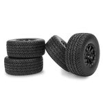 4pcs RC Tire, RC Short-Course Truck Tire RC Car Wheel Type Replacement Fit for 1/10 Traxxas Slash (10044)