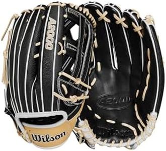 Wilson 2024 A2000 SP14SS 14" Slowpitch Softball Glove - Right Hand Throw, Black/Blonde/White