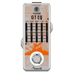 Amuzik Guitar Equalizer Pedal 5-band Parametric EQ Guitar Effect Pedal Frequency Compensator ±18dB Range for Mini Size True Bypass