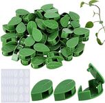 Plant Clips for Climbing Plants,50 Pieces Plant Climbing Wall Fixture Clips with 60 Pieces Acrylic Adhesive Sticker Plant Invisible Wall Vines Fixing Clips Plant Vine for Indoor Outdoor Decoration