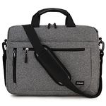 RAVUO 15.6 Inch Laptop Bag, Water Resistant Multi-function Shoulder Messenger Bag Computer Carrying Case Business Briefcase with Organizer Pocket for Men Women