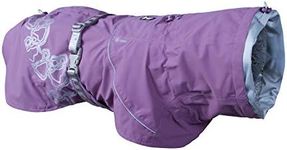 Hurtta Drizzle Coat, Dog Raincoat, Currant, 32 in