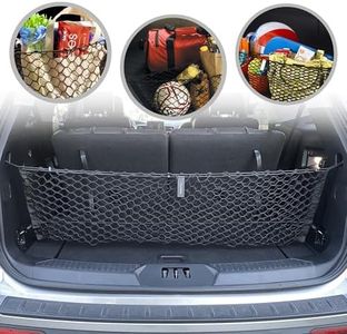 Envelope Style Trunk Mesh Cargo Net for Ford Explorer Base ST XLT 2020-2024 - Car Accessories - Premium Trunk Organizers and Storage - Cargo Net for SUV - Vehicle Carrier Organizer for Ford Explorer