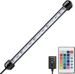 NICREW Submersible Aquarium Light, Underwater RGB Multicolor LED Lights for Fish Tank