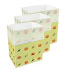 Clean Cubes 13 Gallon Trash Cans & Recycle Bins for Sanitary Garbage Disposal. Disposable Containers for Parties, Events, Recycling, and More. 3 Pack (Halloween)