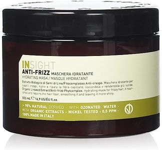 INSIGHT Maschera Capelli Idratante Anticrespo - Trattamento Riparatore Fibra Capillare 500 ml