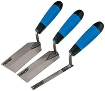 Draper Soft Grip Edging Trowel 3 Piece Set