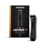 MANSCAPED® Electric Groin Hair Trimmer, The Lawn Mower® 3.0, Replaceable Ceramic Blade Heads, Waterproof Wet/Dry Clippers, Standing Recharge Dock, Ultimate Male Hygiene Razor