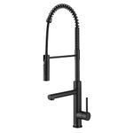 Kraus KPF-1604MB Artec Pro Commercial Style Pull-Down Single Handle Kitchen Faucet with Pot Filler, Matte Black