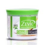 Zevic Stevia Sugar Free Powder | Zero Calories Stevia Powder | Vegan & Keto | 100% Natural Sweetener Powder | Sugar Substitute Natural | Diabetic Friendly - 200g